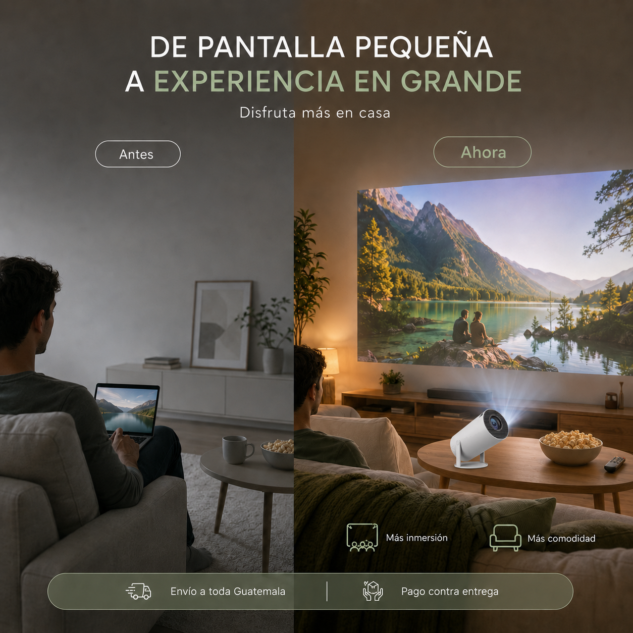 LumiCast™ | Mini Proyector Portátil