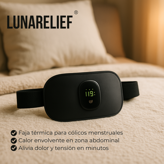 LunaRelief® | Cinturón Térmico Aliviador de Cólicos