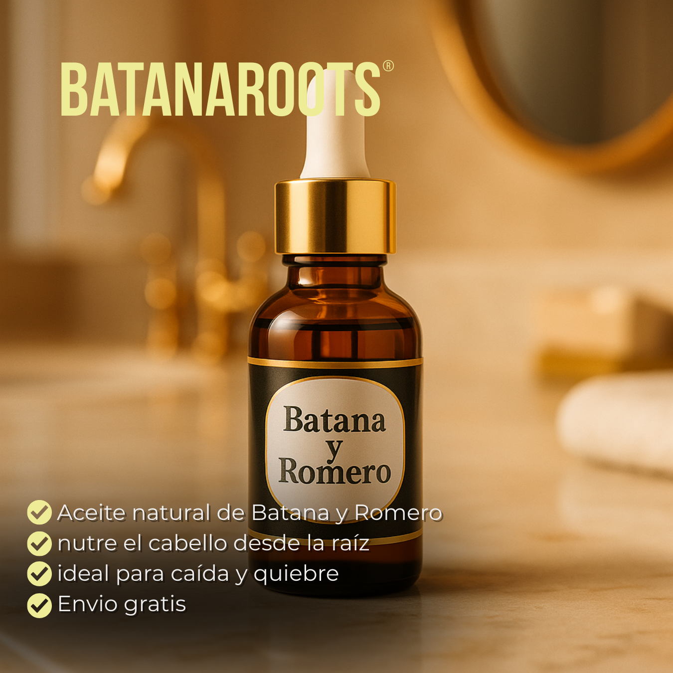 BatanaRoots® | Aceite Revitalizador de Cabello