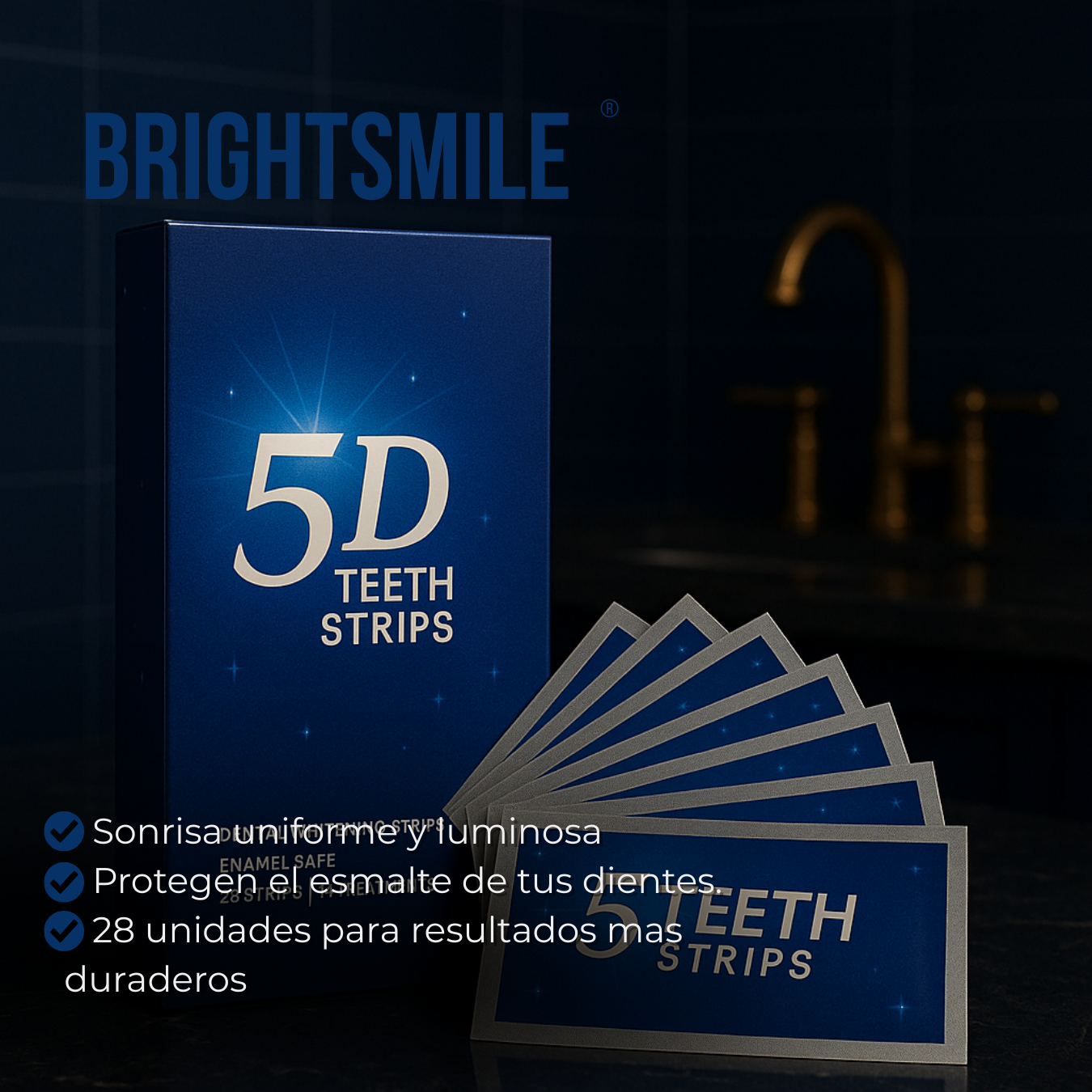 BrightSmile® | Tiras Dentales Blanqueadoras