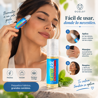 VertigoEase® | Roll-on de Alivio para el Mareo y el Vértigo