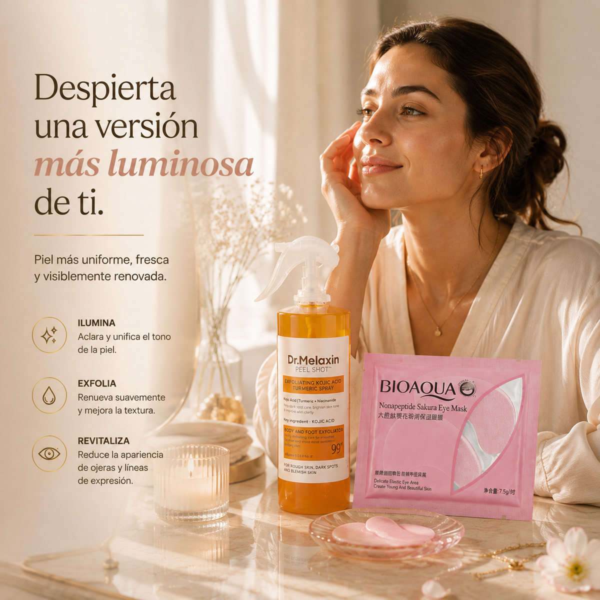 Serum aclarante instantaneo | Dr. Melaxin®
