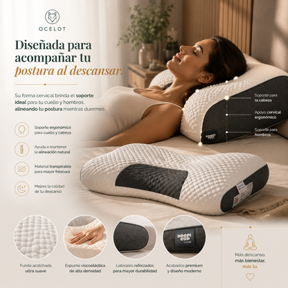 Nuvessa™ | Almohada Cervical Ergonómica