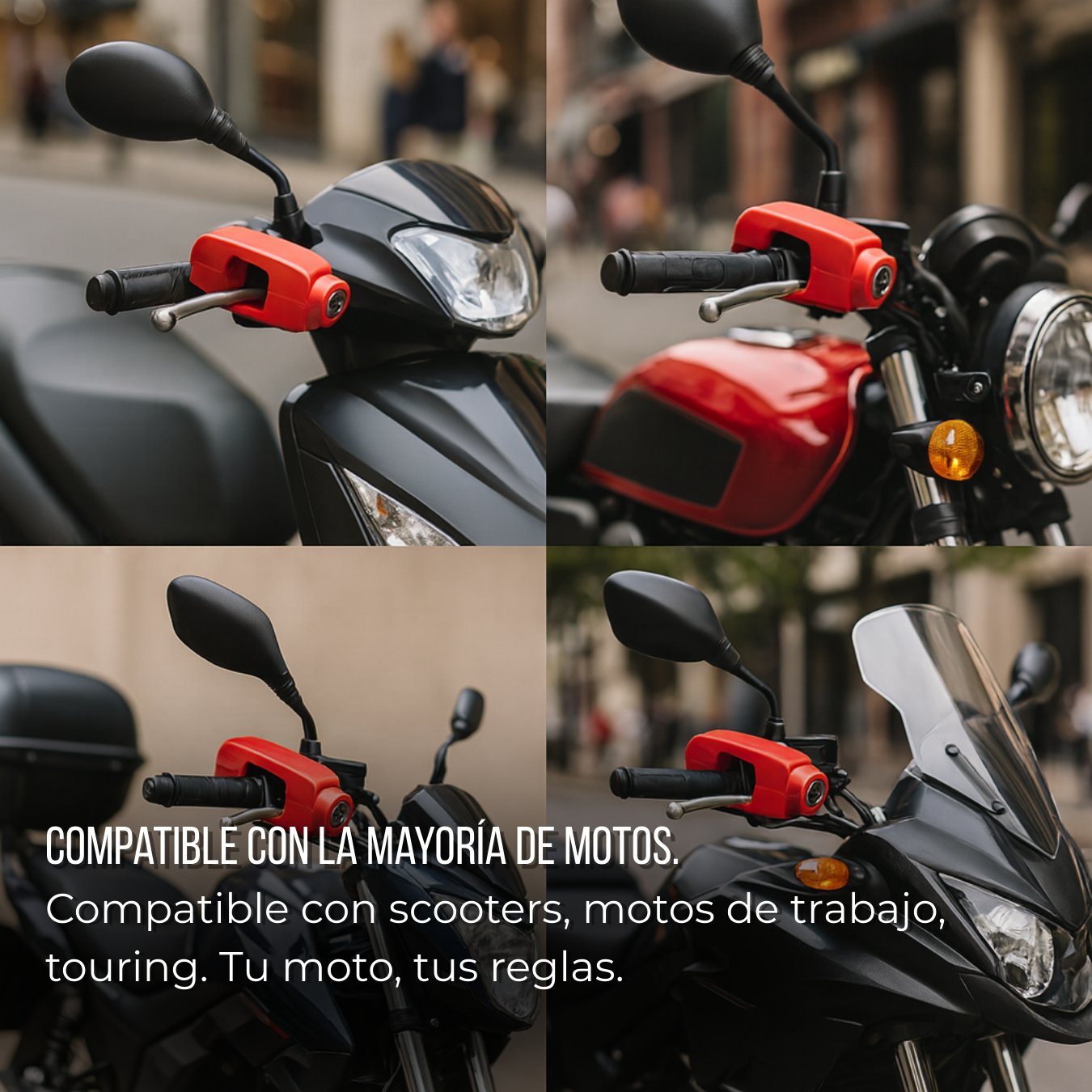 RoadLock® | Candado de Seguridad Anti-Robo para Moto