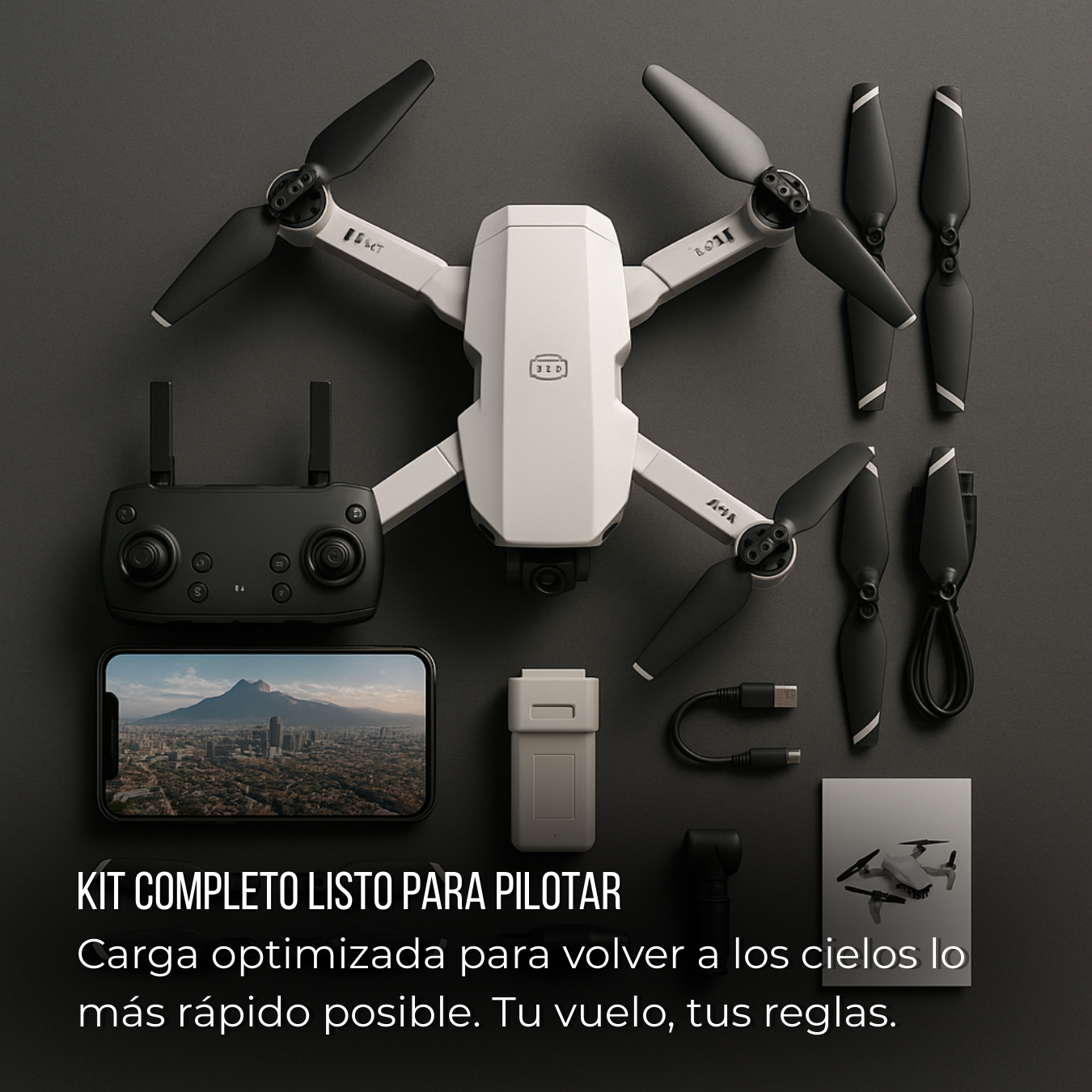 AirSmart+® | Dron Inteligente Dual-Camara
