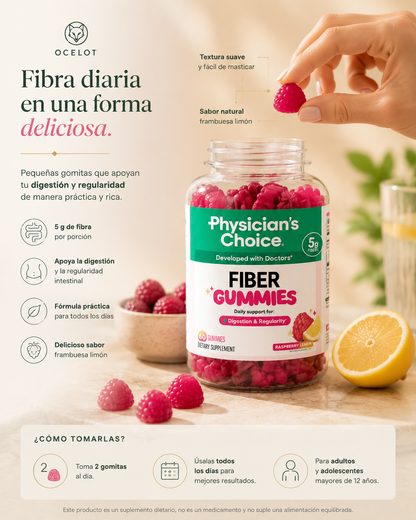 Gomitas de fibra | Physician Choice®