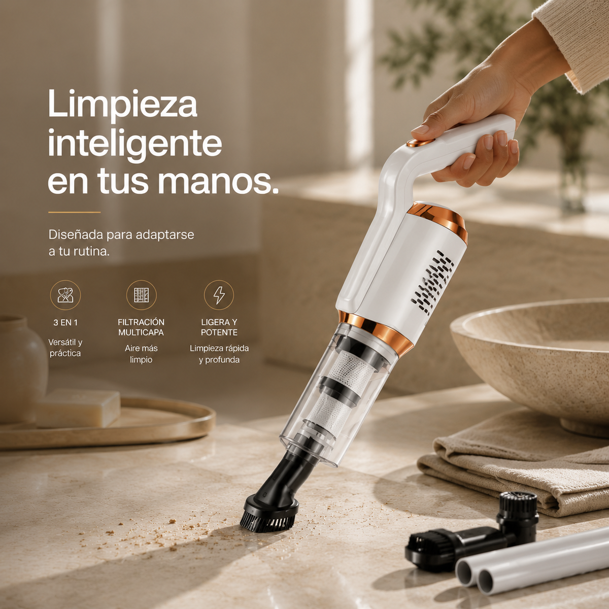 CleanPro 3® | Aspiradora multifuncional 3 en 1