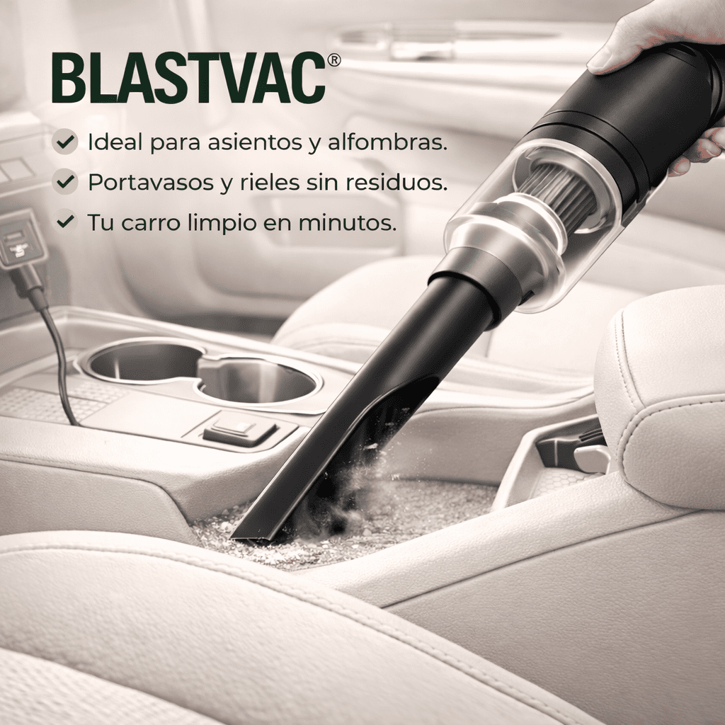 BlastVac® | Mini Aspiradora Portátil