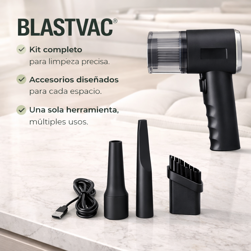BlastVac® | Aspiradora de Mano Portatil