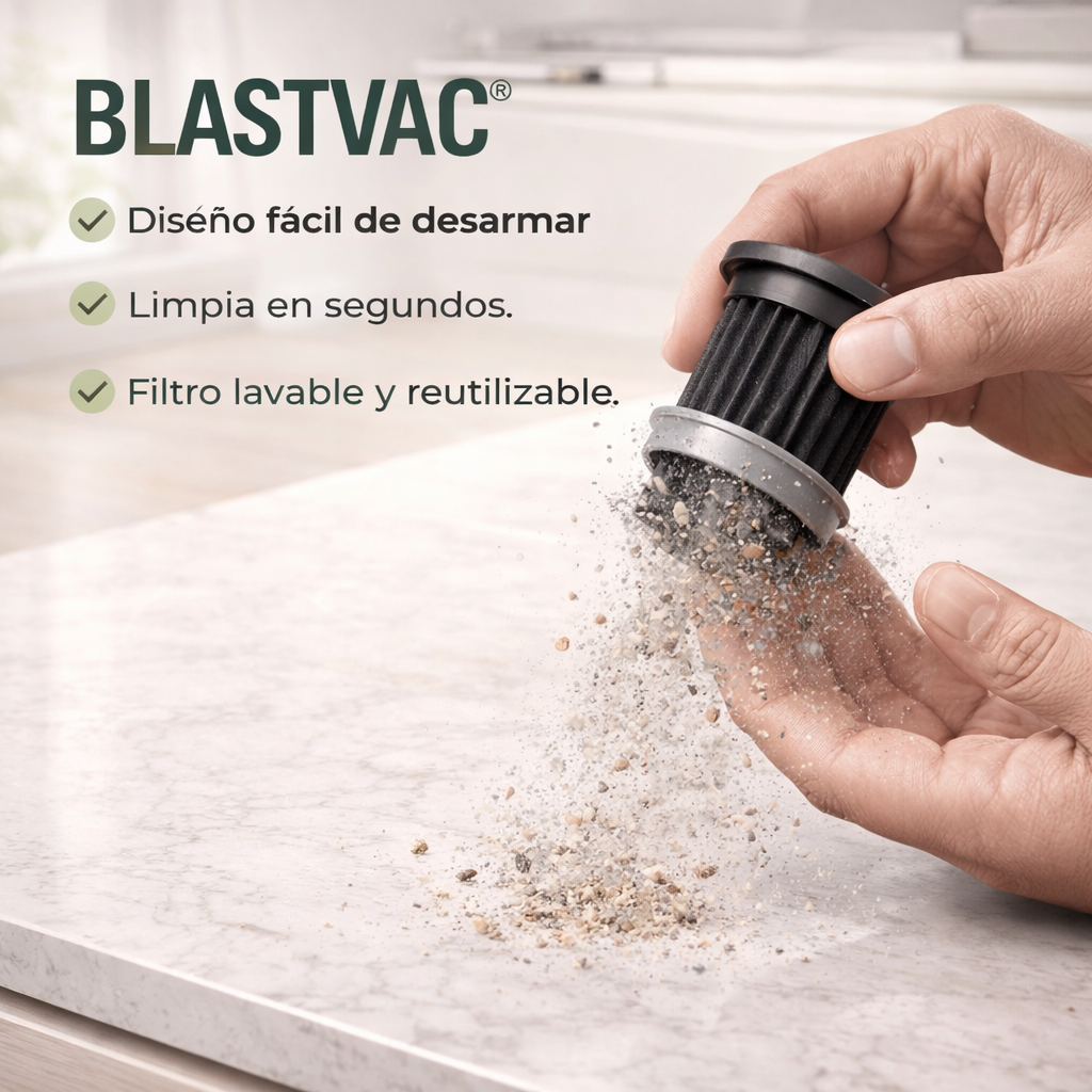 BlastVac® | Aspiradora de Mano Portatil