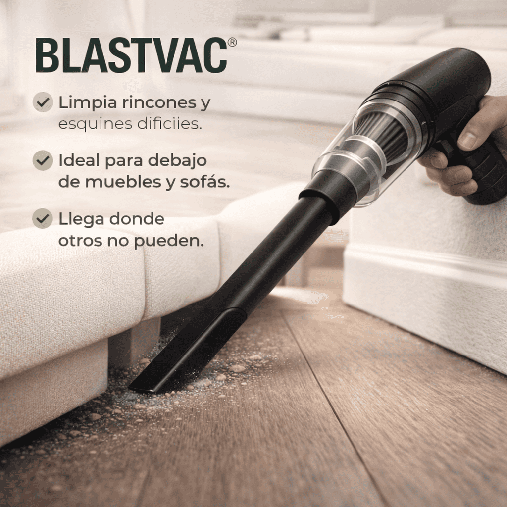 BlastVac® | Mini Aspiradora Portátil
