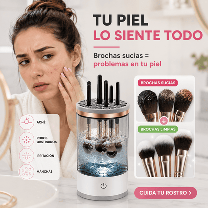 Brushéa™ | Limpiador de Brochas Profesional Eléctrico