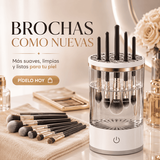 Brushéa™ | Limpiador de Brochas Profesional Eléctrico