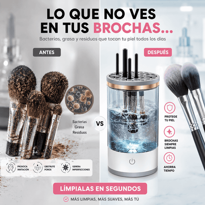 Brushéa™ | Limpiador de Brochas Profesional Eléctrico