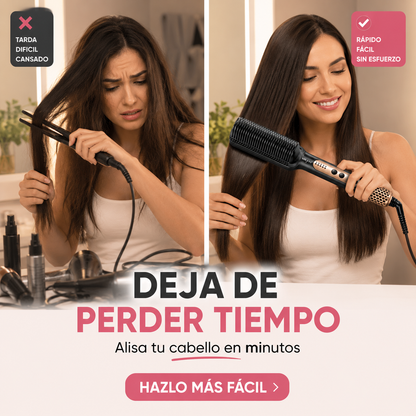 Veloura™| Cepillo Alisador Profesional
