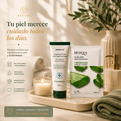 Combo cuidado facial Aloe Vera | BIOAQUA®