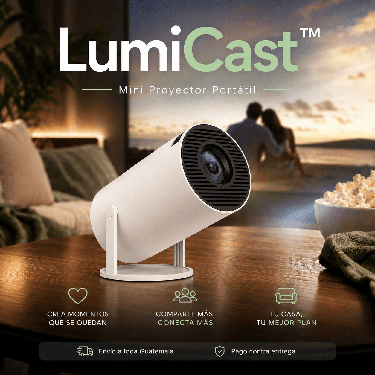 LumiCast™ | Mini Proyector Inteligente