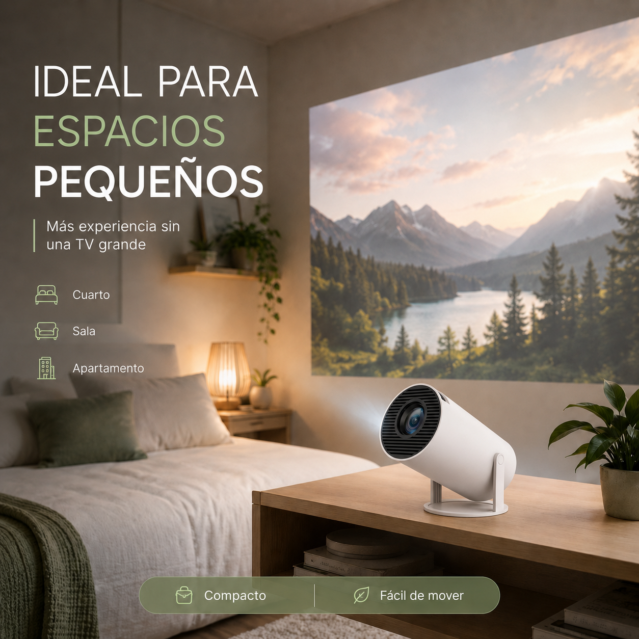 LumiCast™ | Mini Proyector Portátil