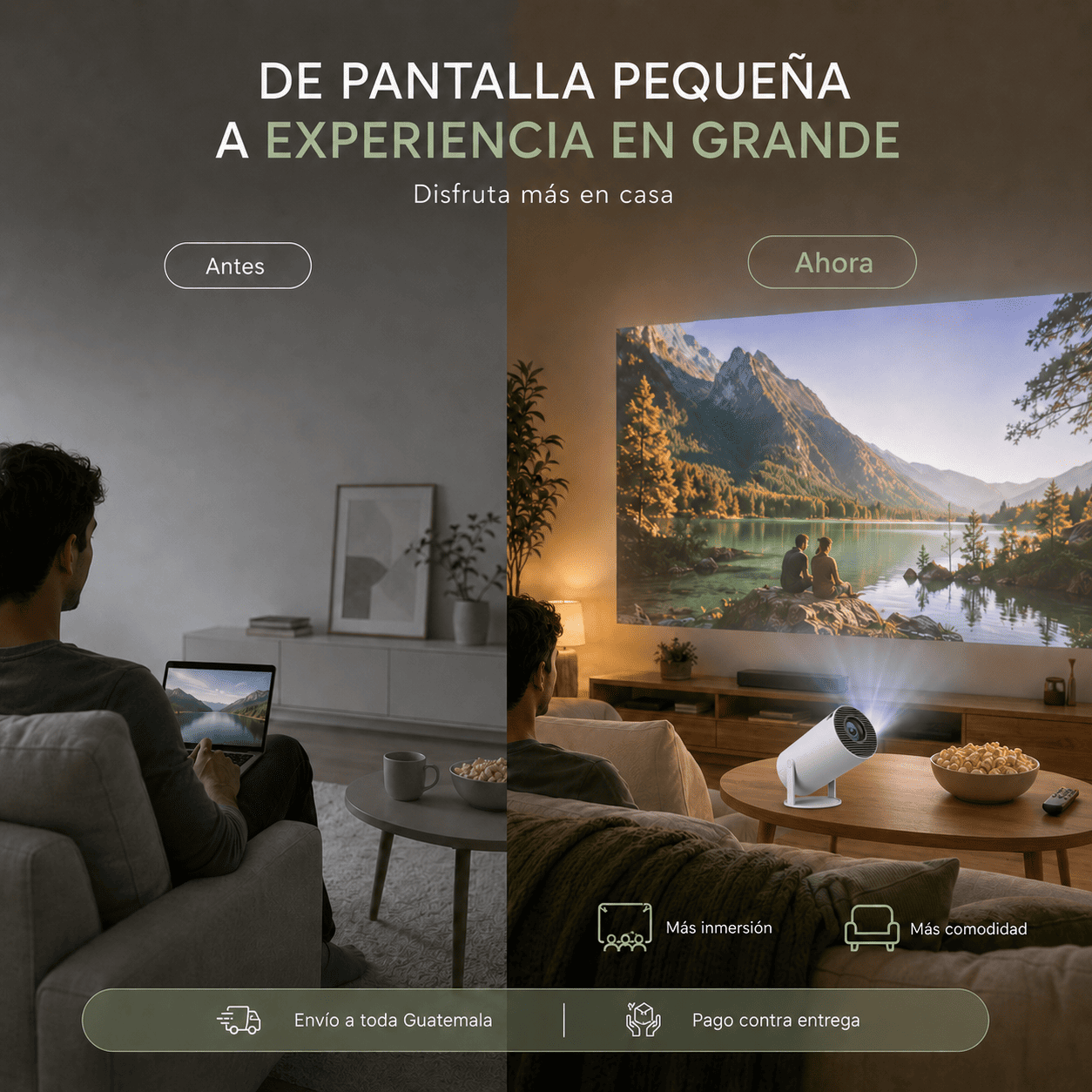 LumiCast™ | Mini Proyector Inteligente