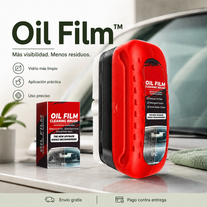Oil Film™ | Cepillo Limpia Parabrisas Anti Película de Aceite