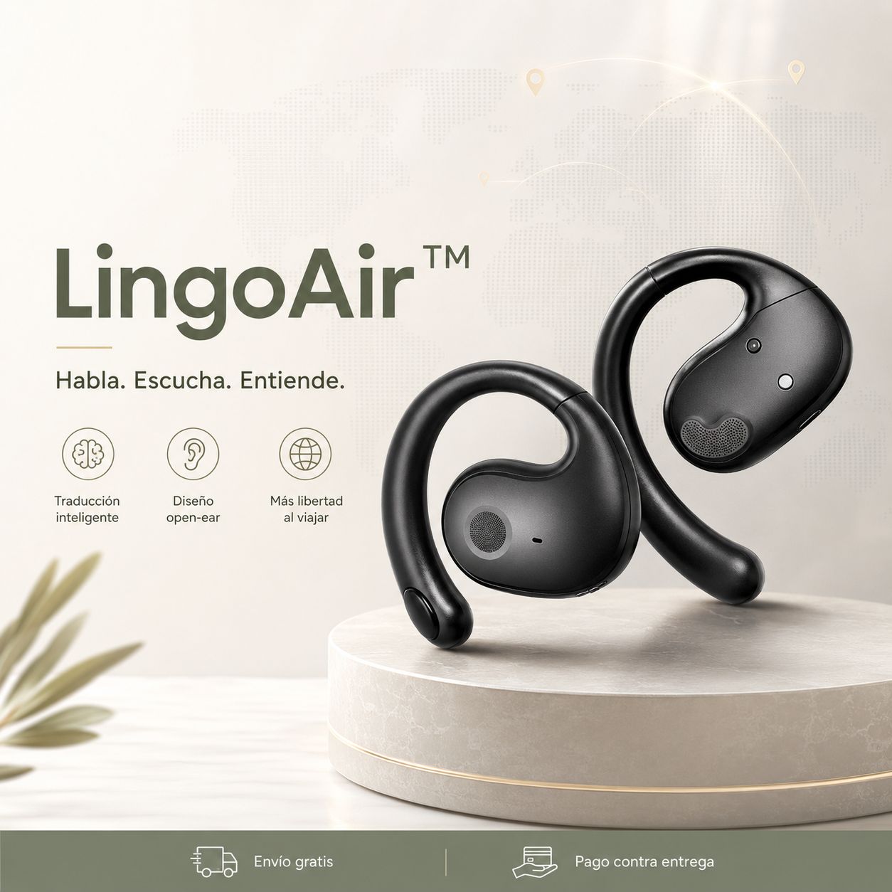 LingoAir™ | Audífonos Inteligentes de Traducción con IA