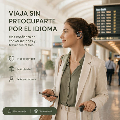 LingoAir™ | Audífonos Inteligentes de Traducción con IA