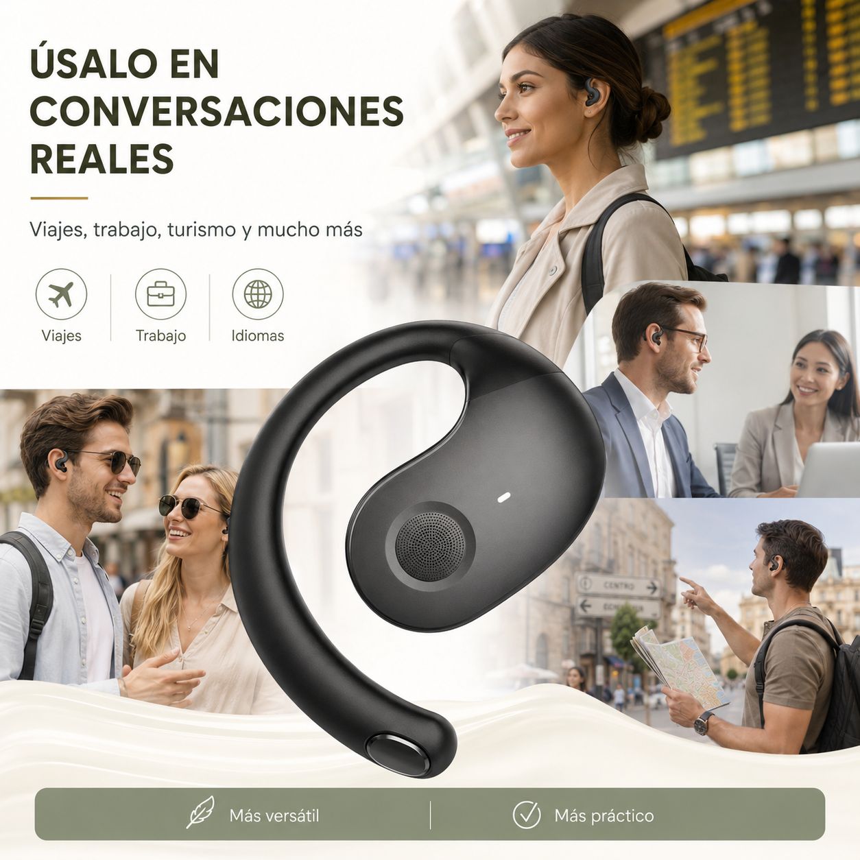 LingoAir™ | Audífonos Inteligentes de Traducción con IA
