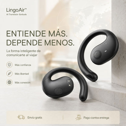 LingoAir™ | Audífonos Inteligentes de Traducción con IA