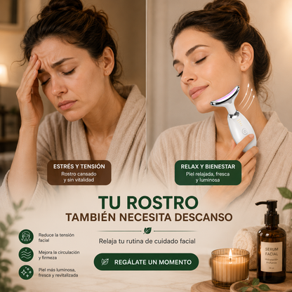 AuraZen™ | Masajeador facial y reafirmante cuello