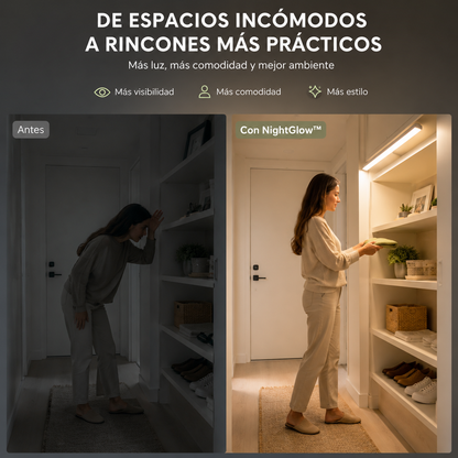 NightGlow™ | Luz Inteligente con Sensor de Movimiento