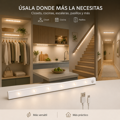 NightGlow™ | Luz Inteligente con Sensor de Movimiento