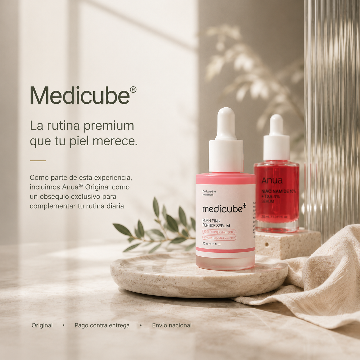 Medicube® Serum Rosa Aceite de Salmón con Peptidos