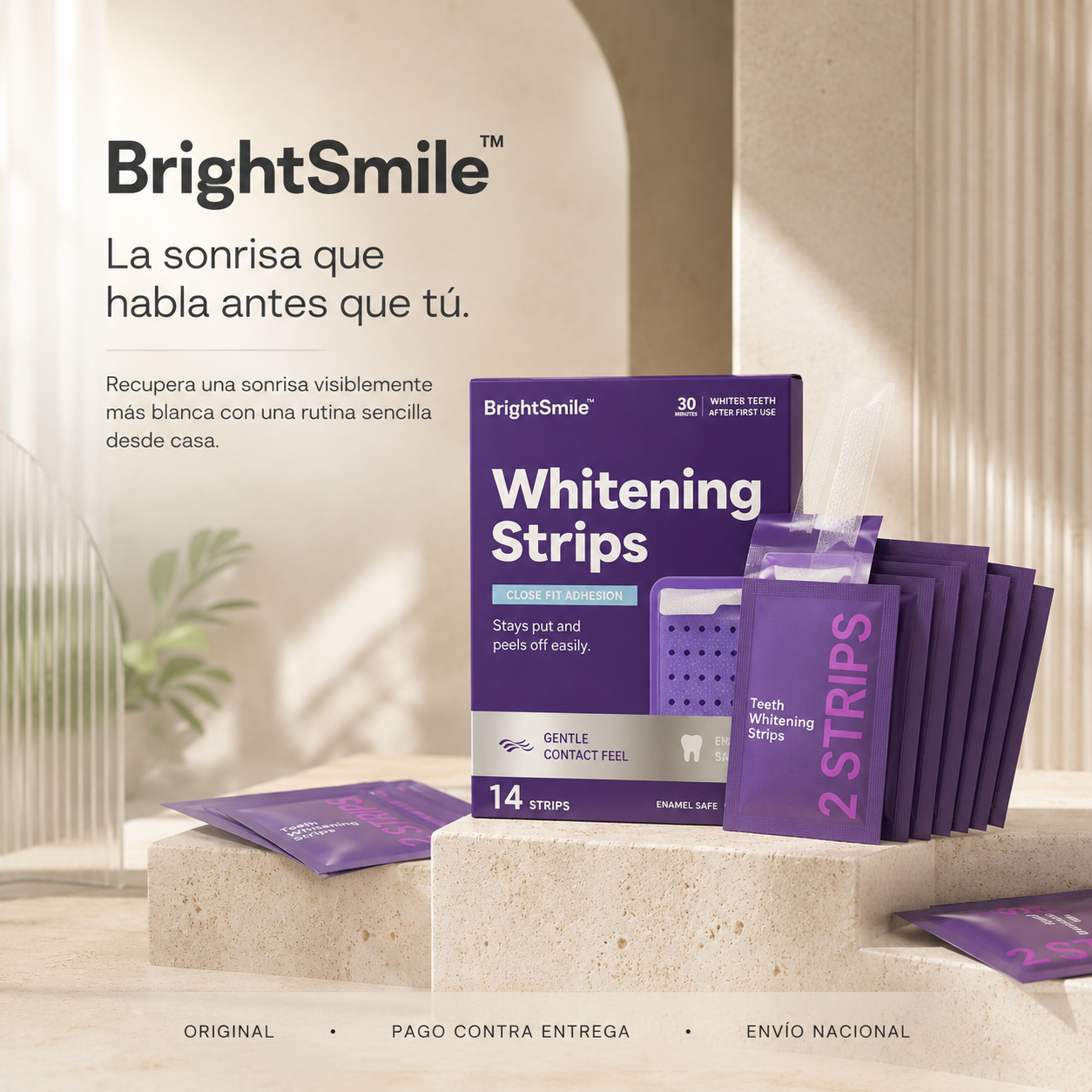 BrightSmile® | Tiras Dentales Blanqueadoras