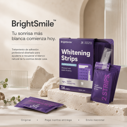BrightSmile® | Tiras Dentales Blanqueadoras