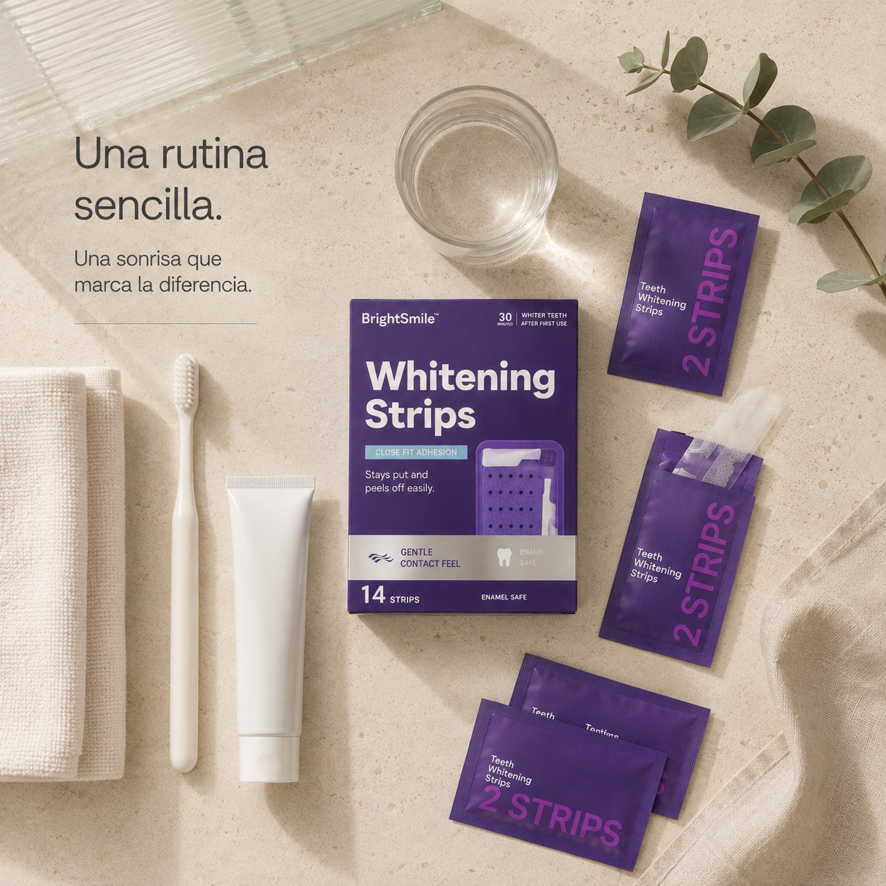 BrightSmile® | Tiras Dentales Blanqueadoras