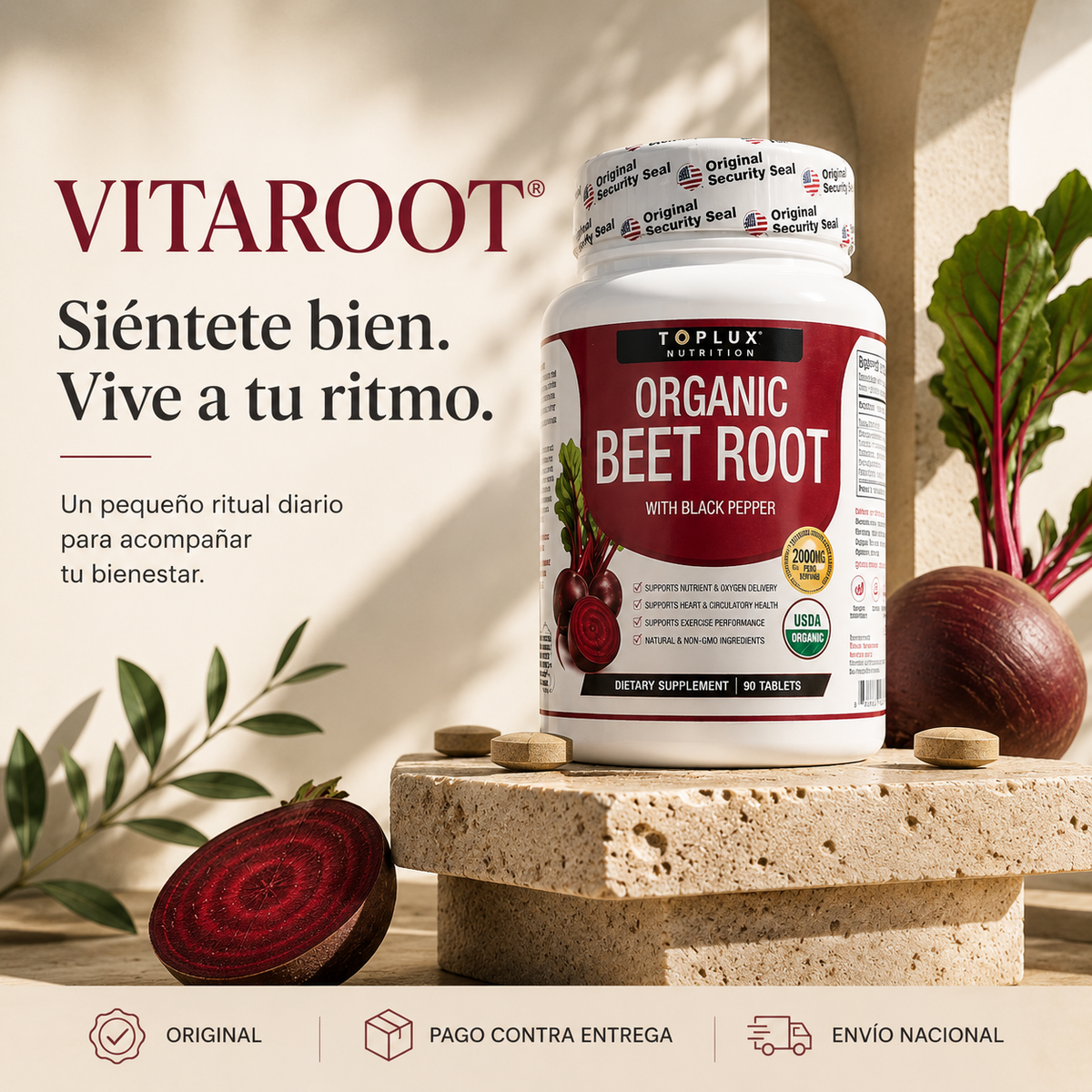 VITAROOT® | Potenciador de energía diaria! (90 capsulas)